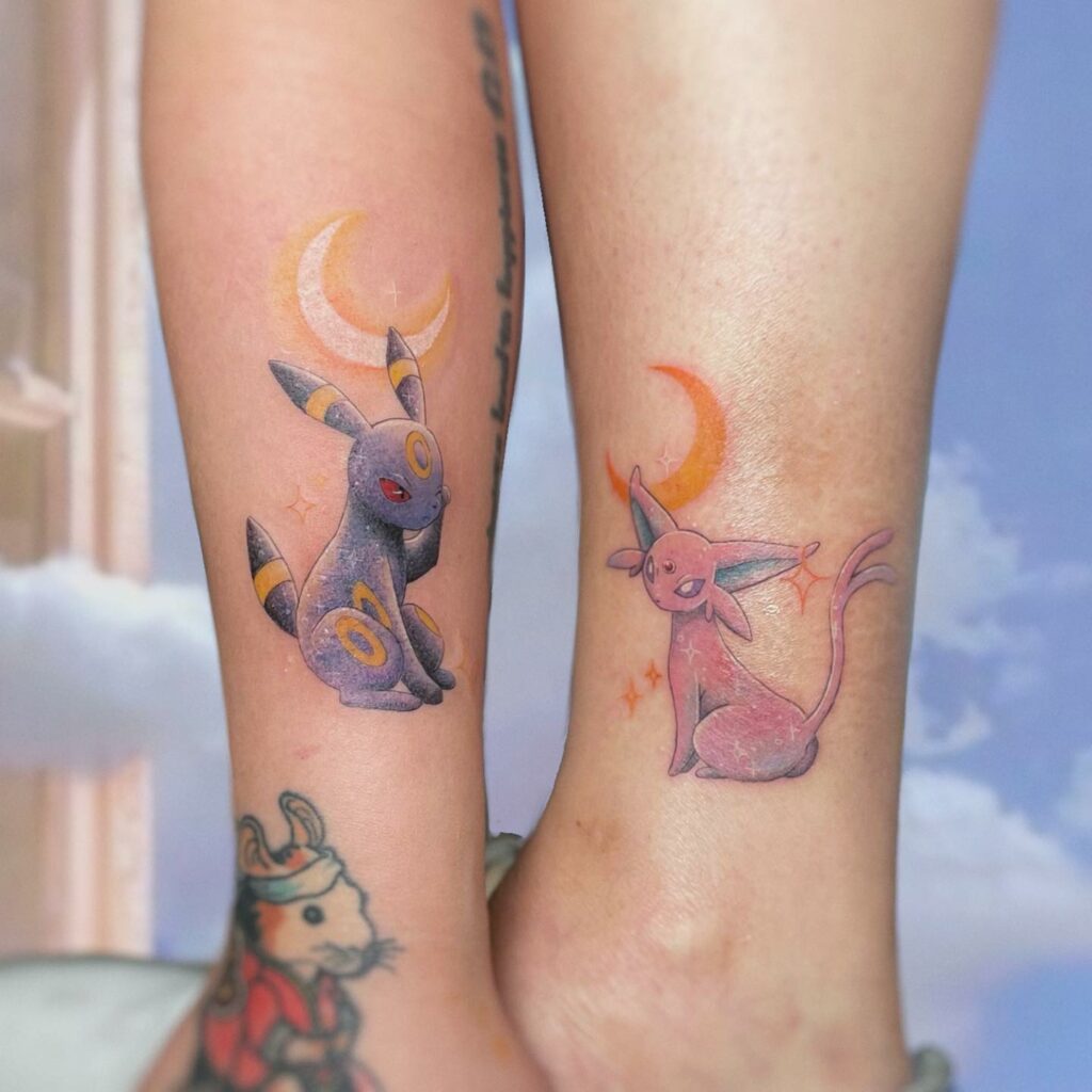 Medium Size Pokemon Tattoo Ideas