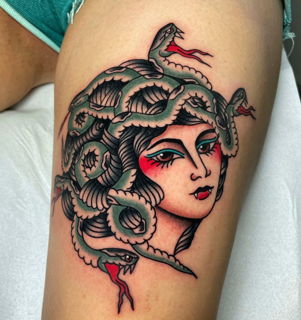 11+ Medusa Thigh Tattoo Ideas That Will Blow Your Mind!