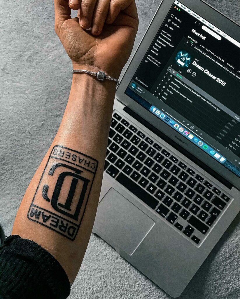 Meek Mill Dream Chaser Tattoo