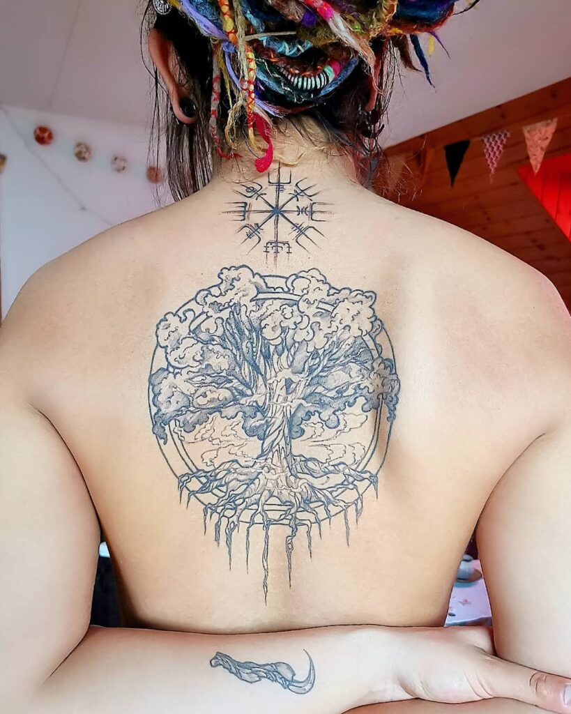 Mesmerizing Tree Of Life Symbol Tattoo