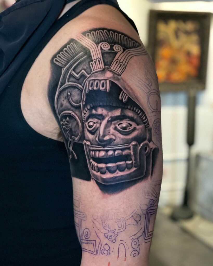 Mexican Aztec Tattoo