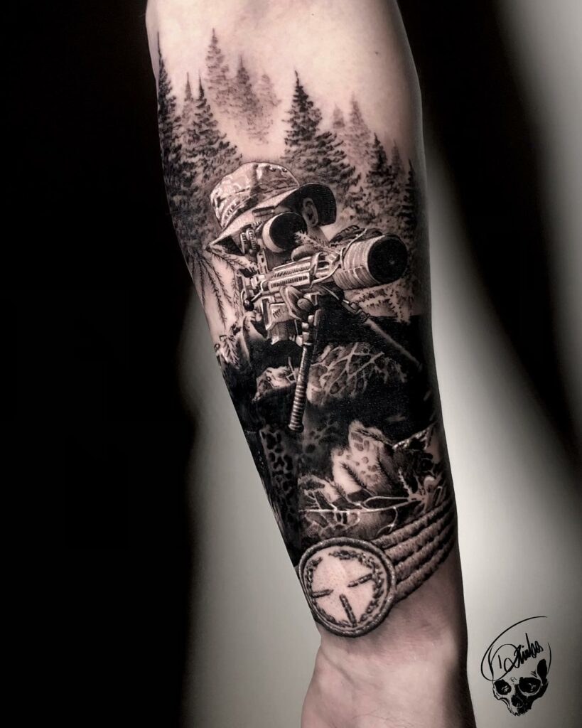 21+ Military Sleeve Tattoo That Will Blow Your Mind! - alexie