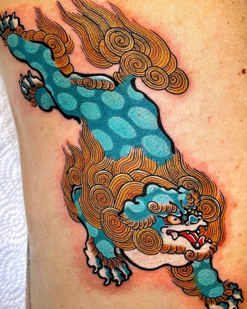 Mini Foo Dog Tattoos