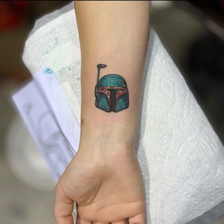 Boba Fett from Star Wars tattoo by Lehel Nyeste  No 1044