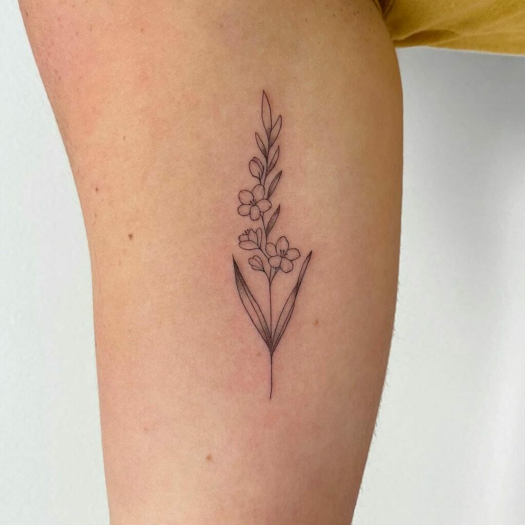Minimalist Flower Tattoos
