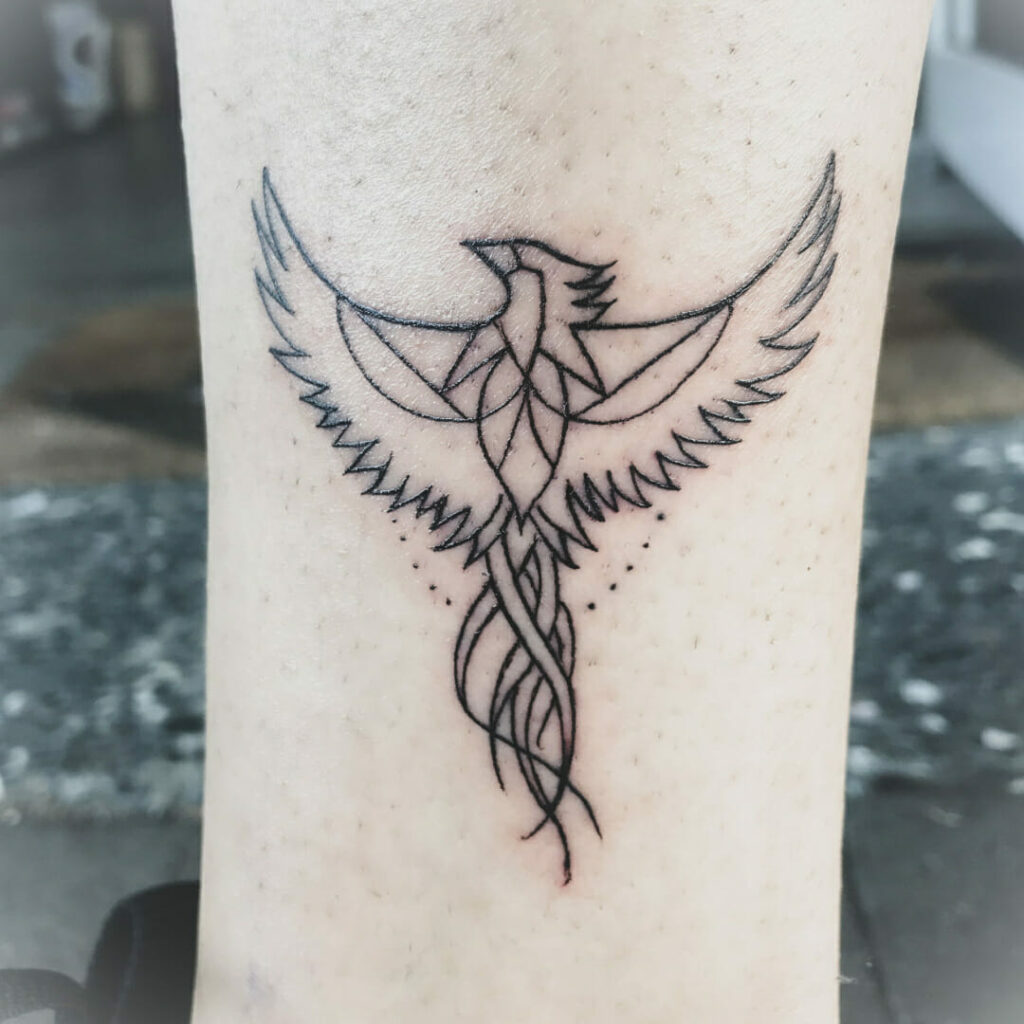 11+ Minimalist Phoenix Tattoo Small Ideas That Will Blow Your Mind