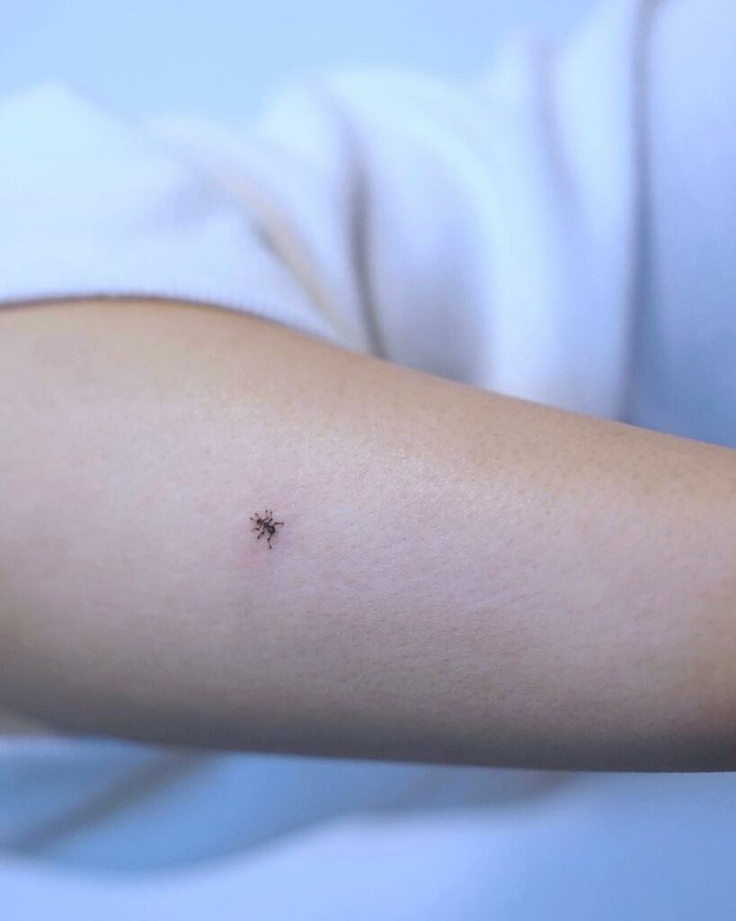 Minimalistic Ant Tattoo