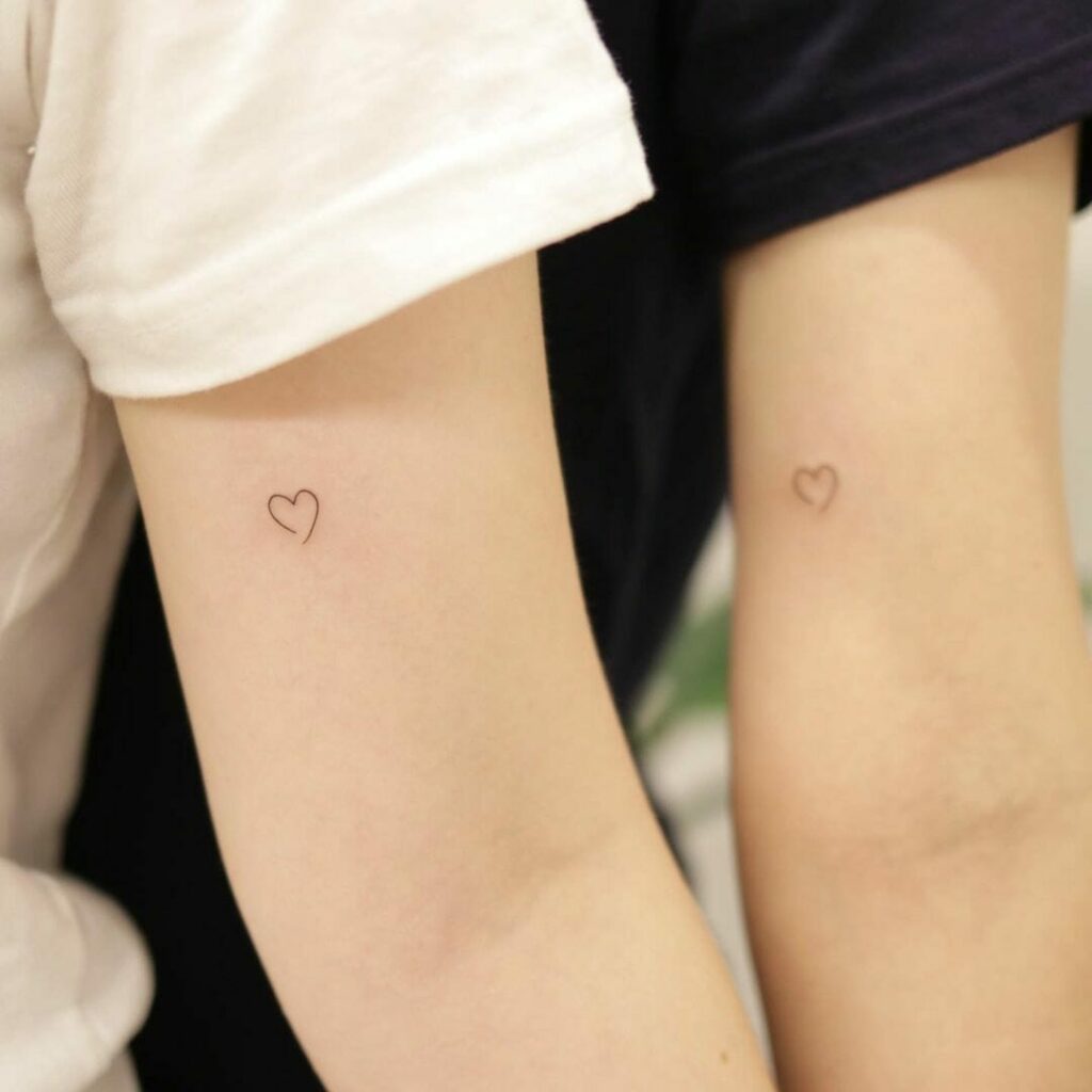 Minimalistic Matching Tattoo