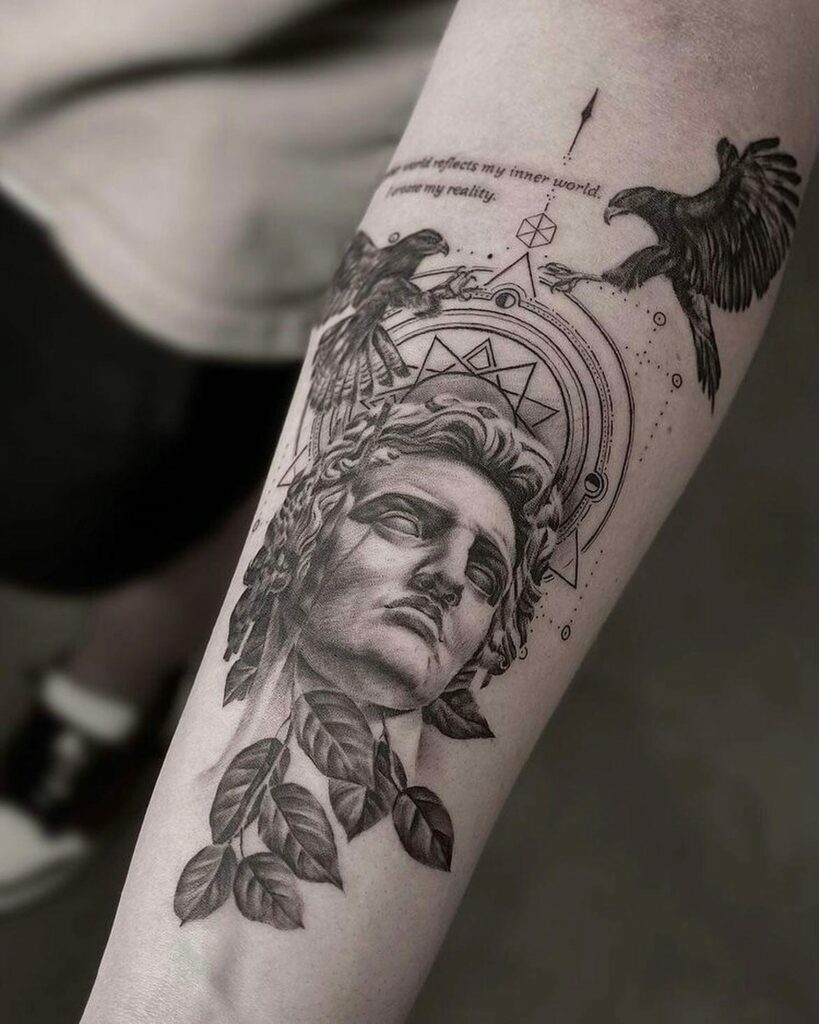 Modern Portrait Tattoo