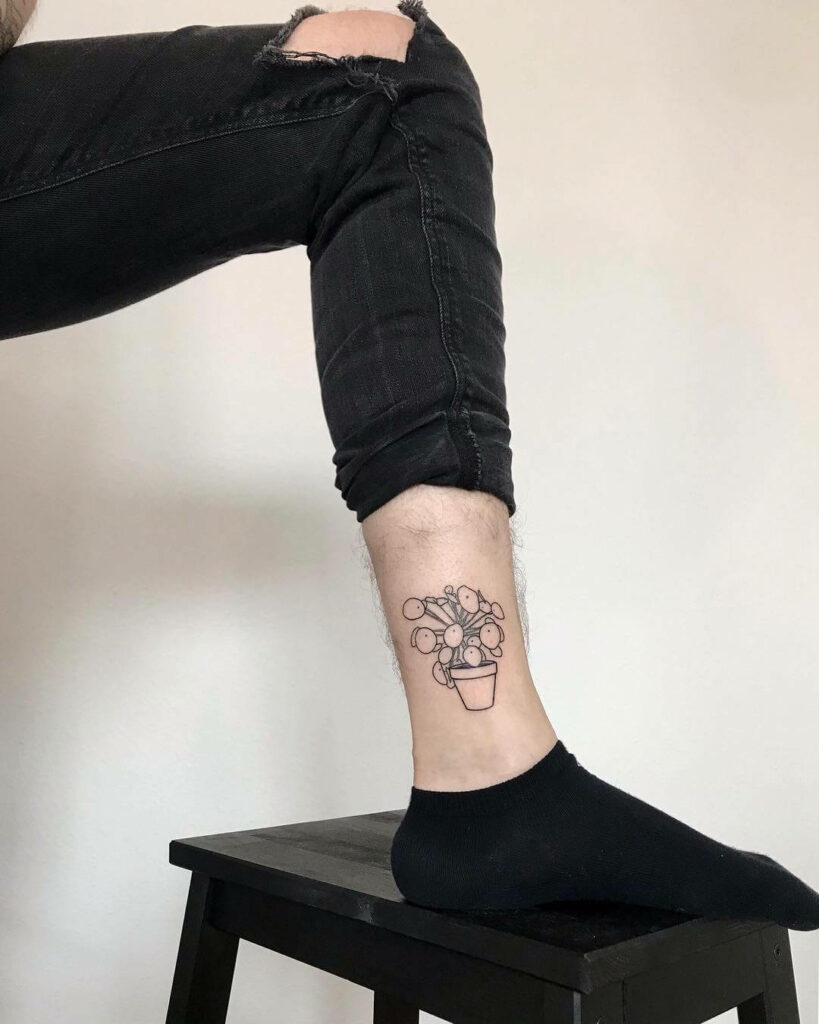 Money Plant Tattoo