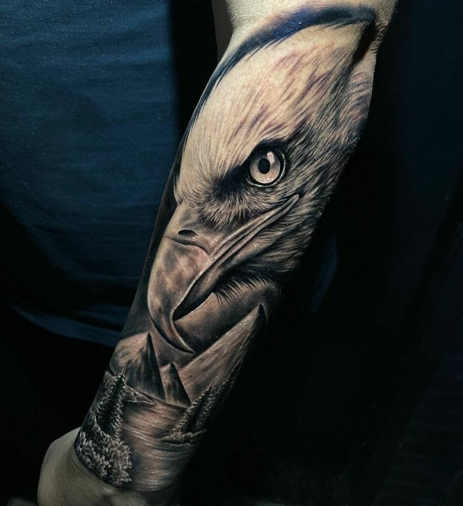 Mountain Eagle Tattoo