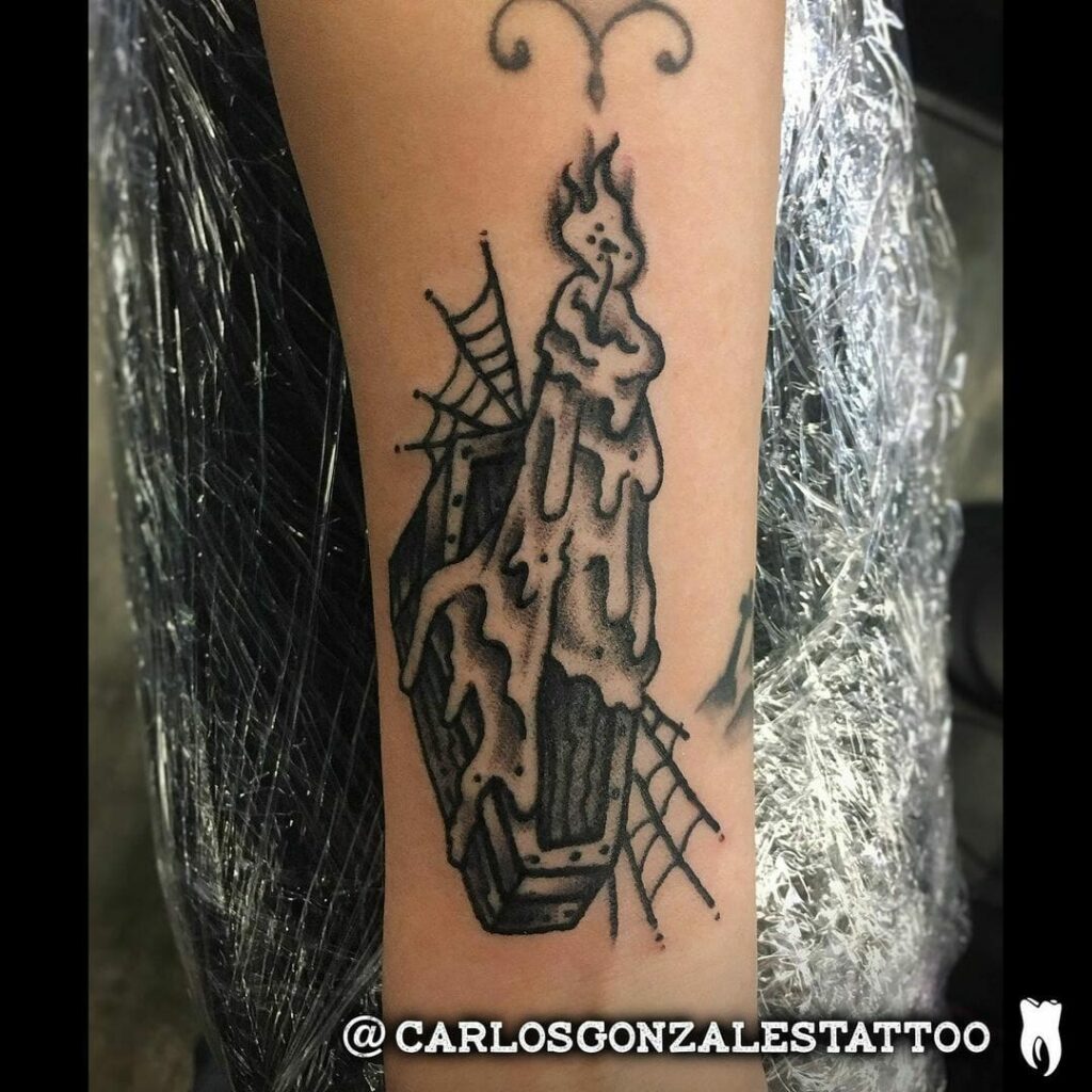 Mystical Coffin Tattoo