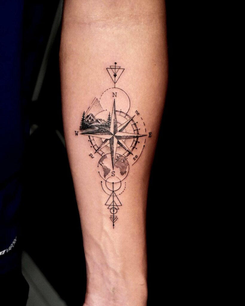 Wanderlust Tattoos Meaning Symbols and Designs  Bad Habits Tattoos