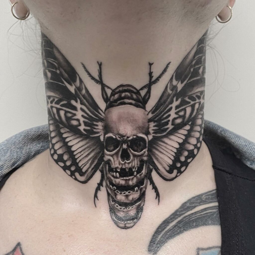 Death Moth Tattoo  Realistic Temporary Tattoos  Tattoo Icon  TattooIcon