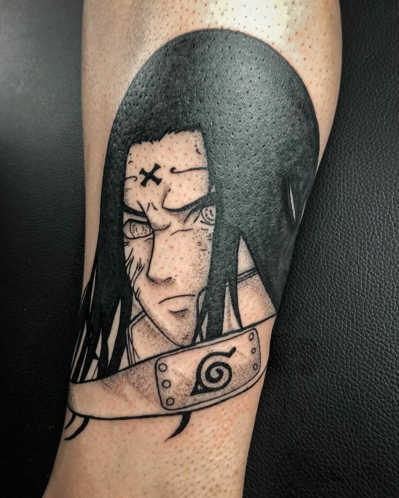 Neji And His Curse Mark Tattoo