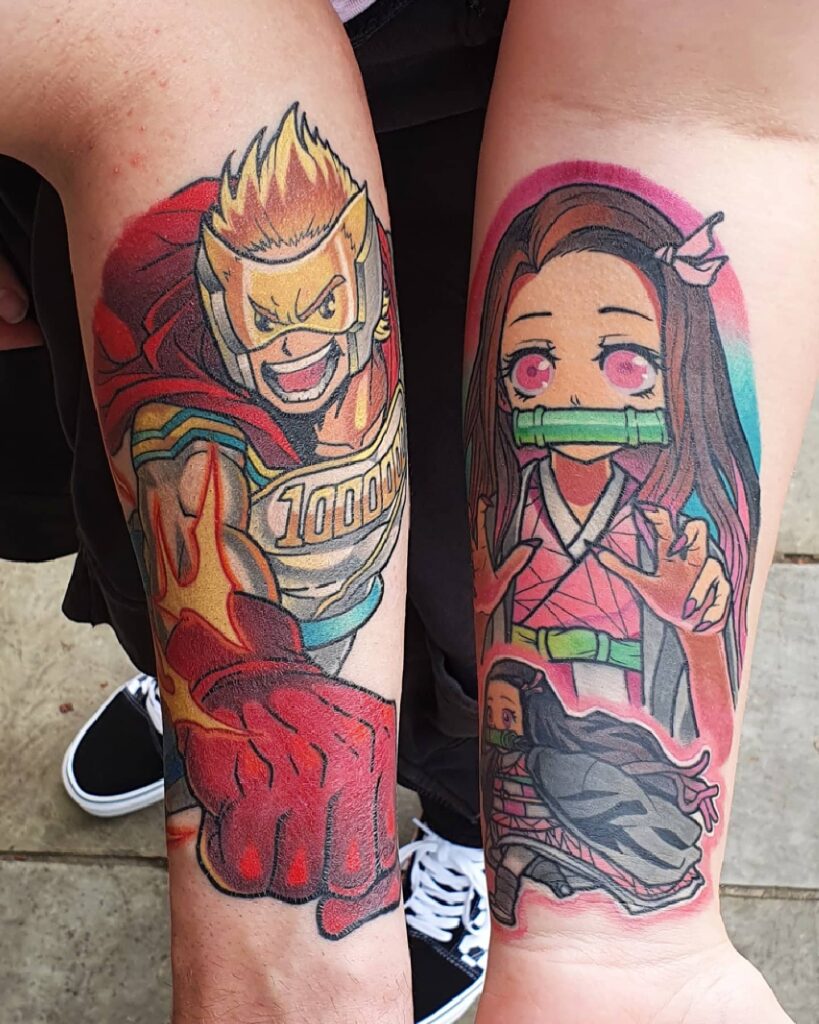 Couple Anime Tattoos