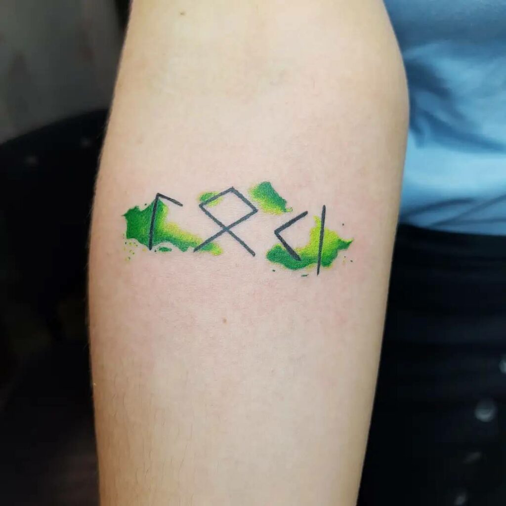 Norse Protection Rune Tattoo