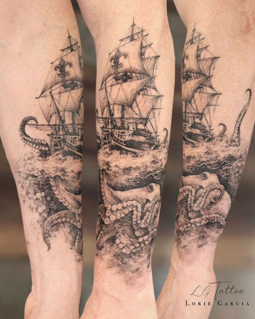 79 Kraken Tattoo Designs To Show Your Deepest Power