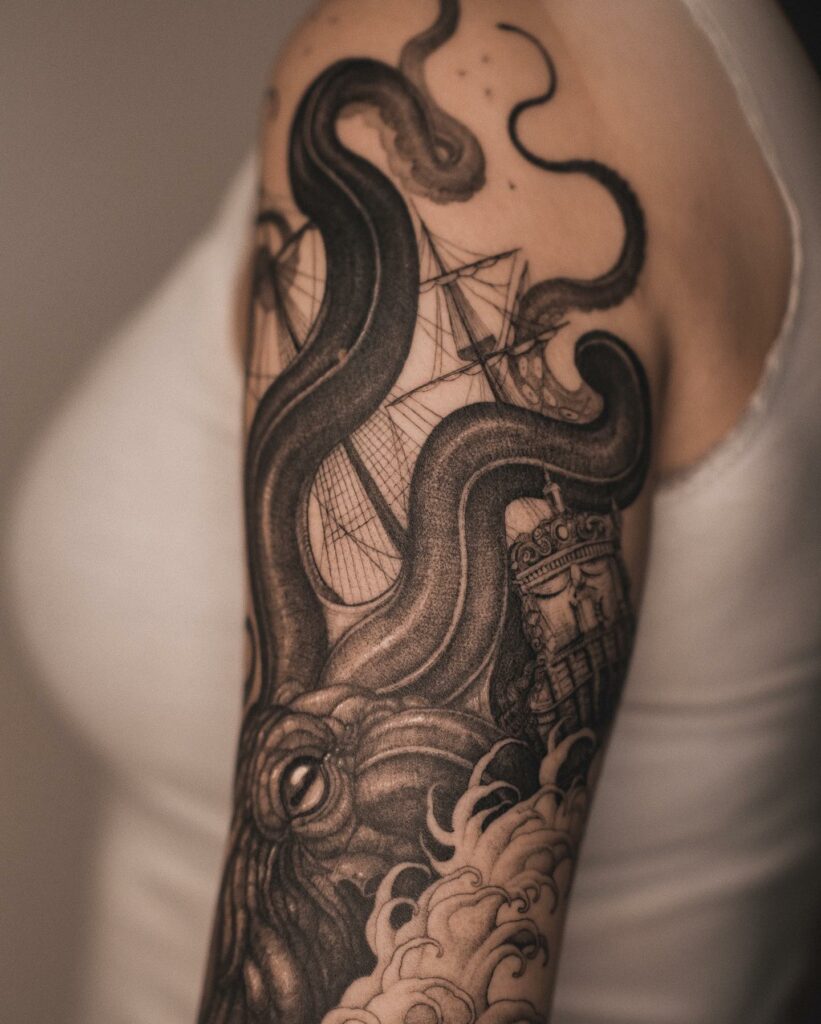 Octopus Tattoo Sleeve