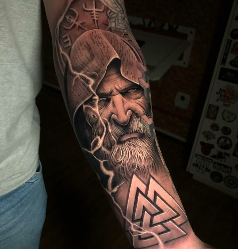Odin in All His Glory Tattoo