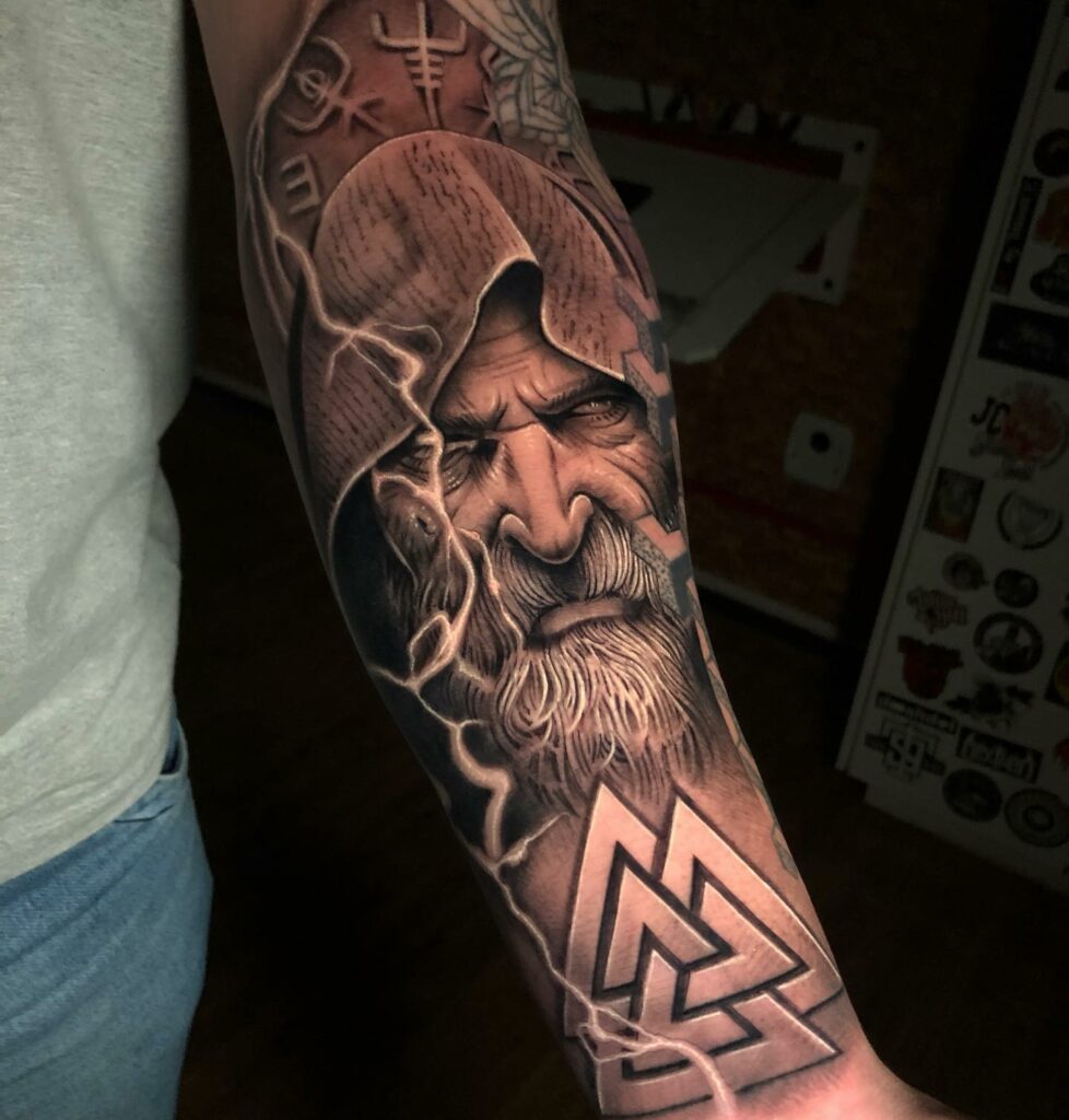 Odin symbol  for our good friend  Feel Ink Art Tattoo  Facebook