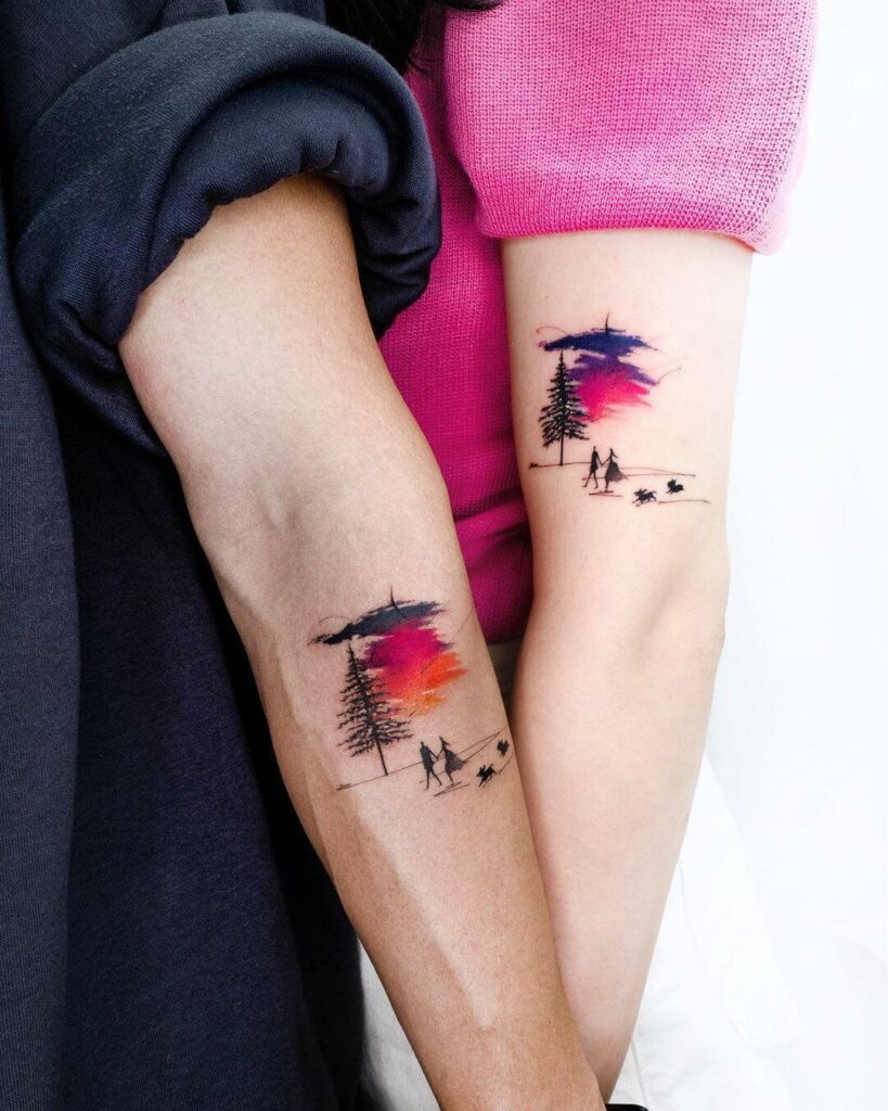 One-Of-A-Kind Married Couple Tattoo