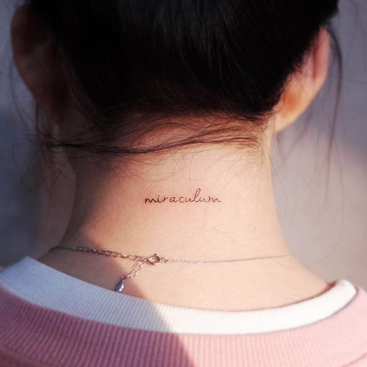 One Word Tattoo