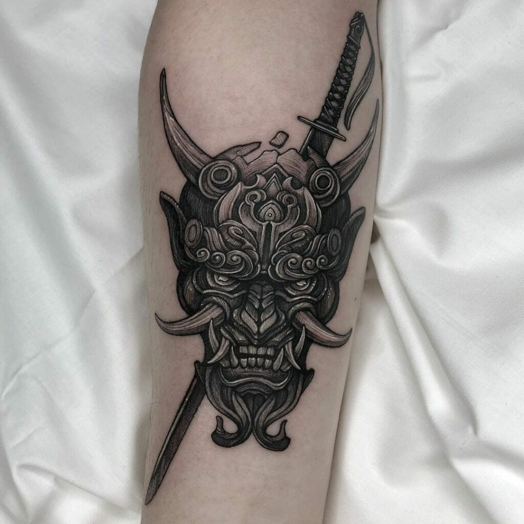 Oni Samurai Tattoo