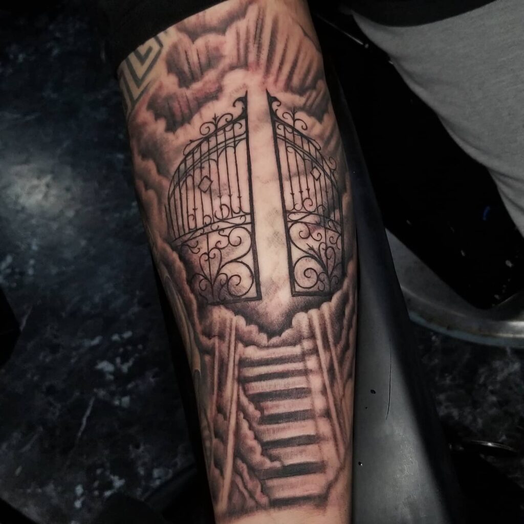 11 Heaven Gates Tattoo Ideas That Will Blow Your Mind  alexie