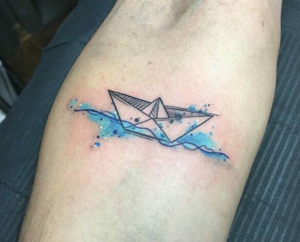 Paper Boat Tattoos