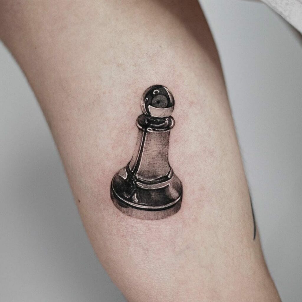pawn chess piece tattoo