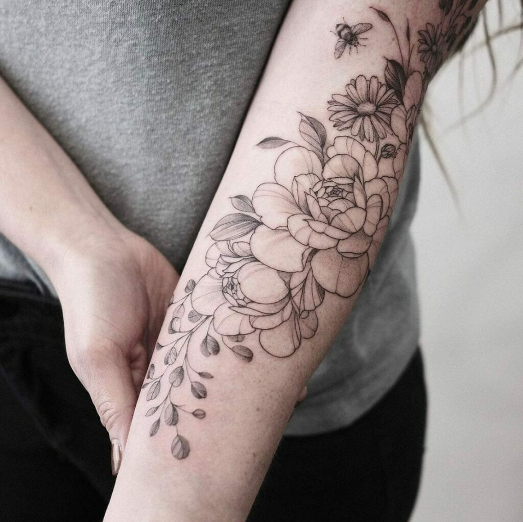 11+ Flower Tattoo For Men That Will Blow Your Mind! - alexie