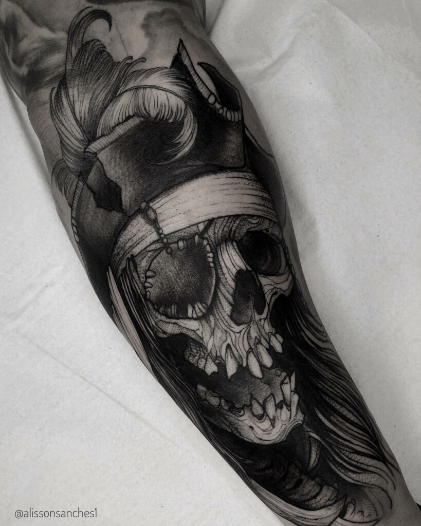 Pirate Skull Tattoo