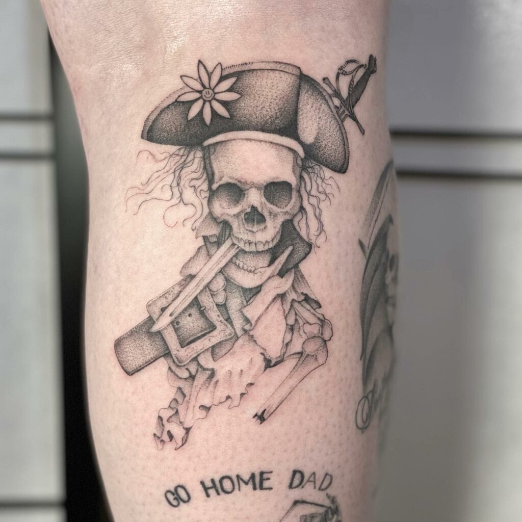 Pirate Skull Tattoo