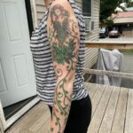 Poison Ivy Arm Tattoo