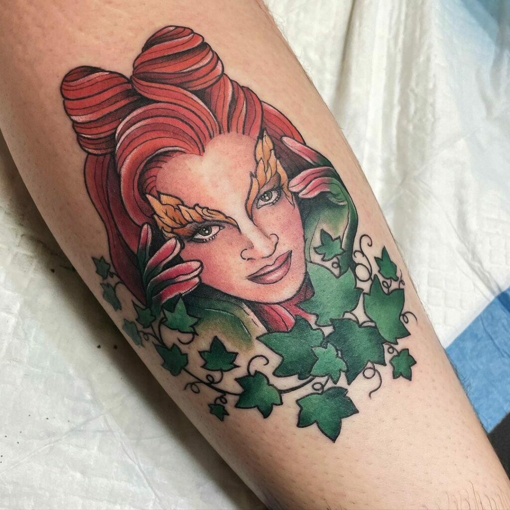 Poison Ivy Plant Tattoo