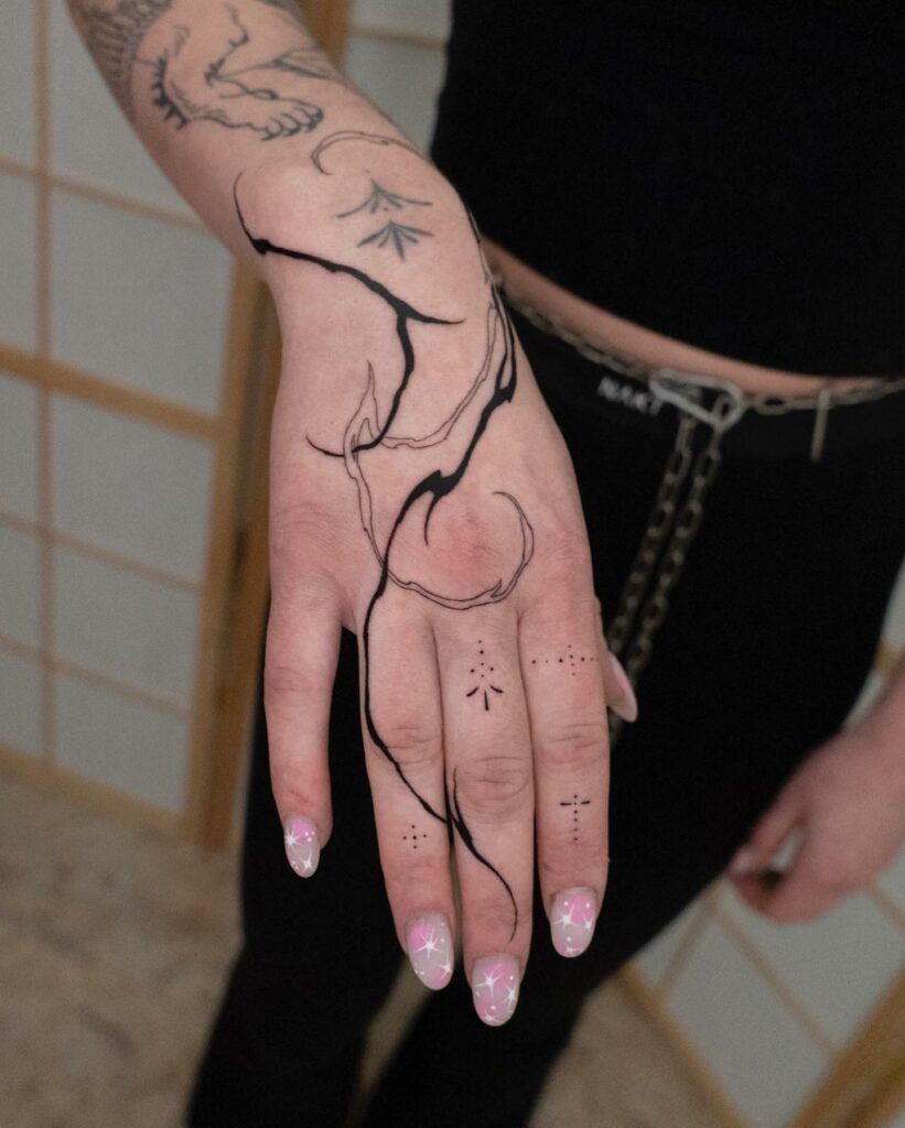 Pretty Hand Tattoo