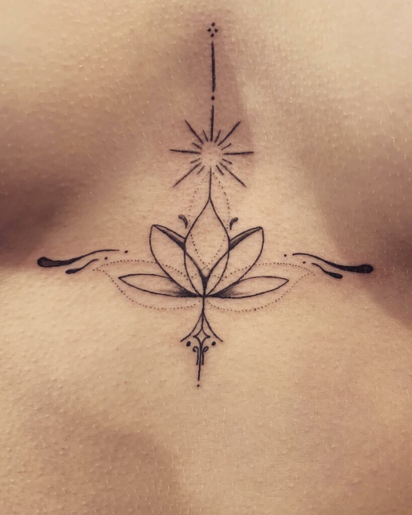 15 Attractive Sternum Tattoo Designs and Ideas 2023