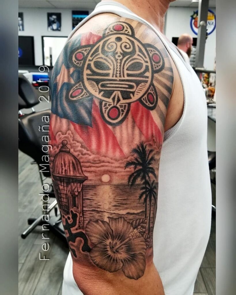 Tattoo uploaded by sanel valles  Puerto Rican TATTOO theme puertorico  tattoo colortattoo byme  Tattoodo