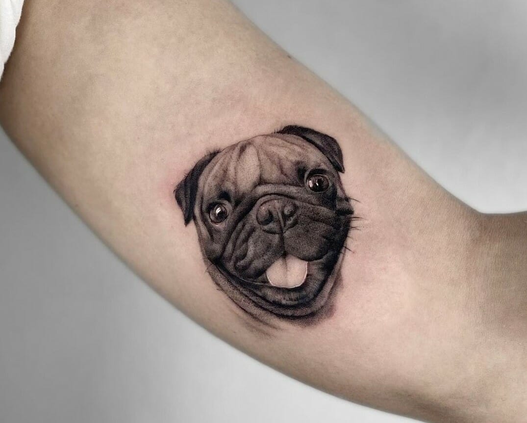 11+ Pug Tattoo Ideas You Have To See To Believe! - alexie