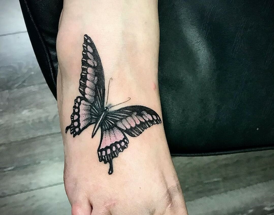 henna style butterfly tattoo  hautedraws