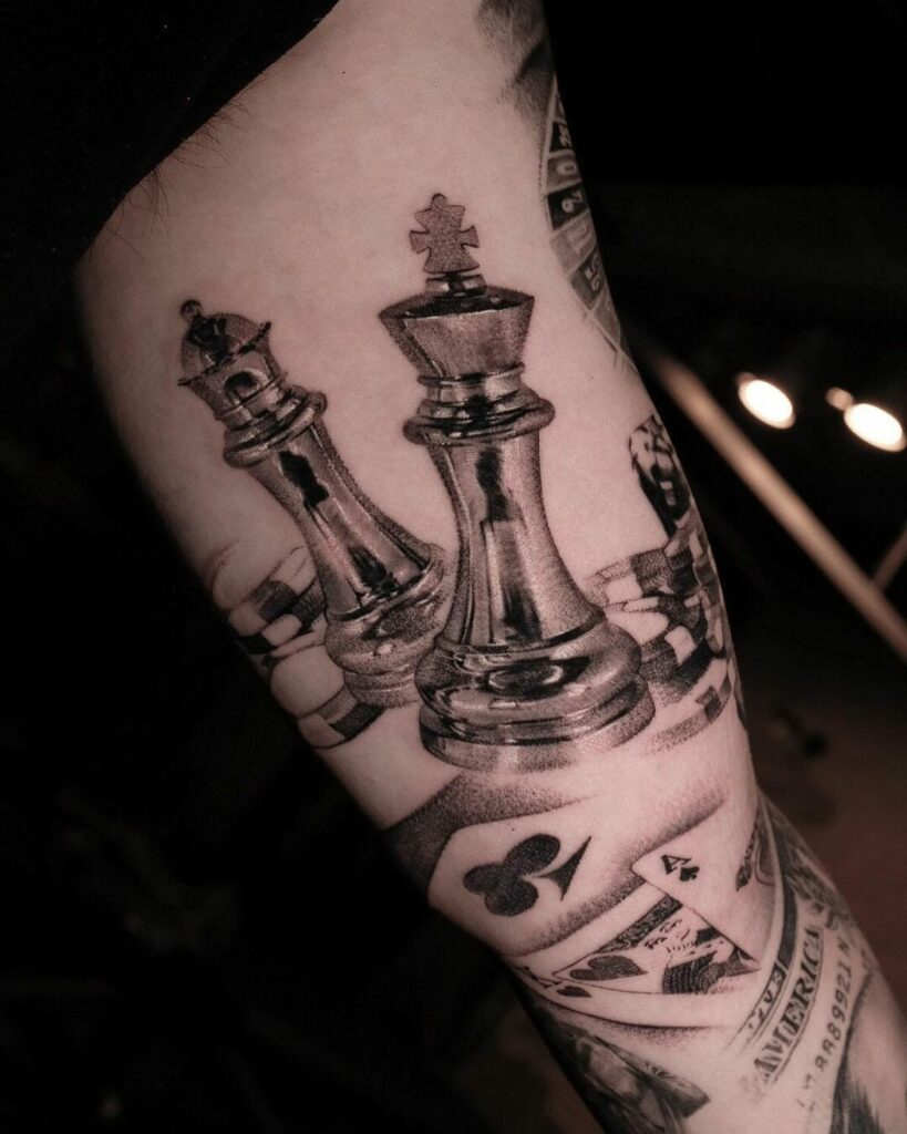 chess queen tattoo  Tattoo equipment Queen tattoo designs Crown tattoo  design