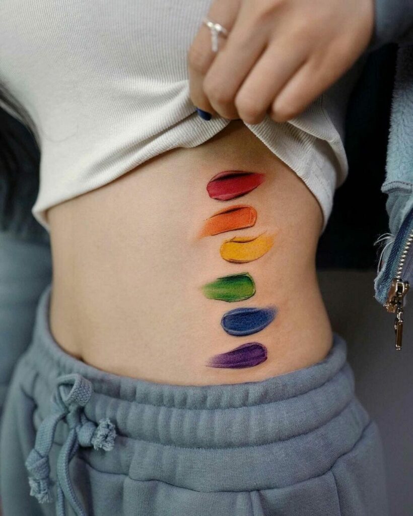 Top 82+ black and white rainbow tattoo esthdonghoadian