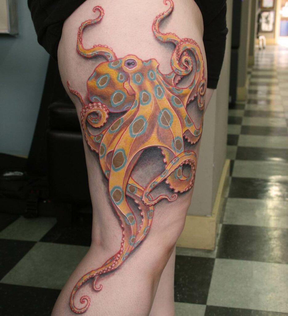 Realistic Octopus Tattoo