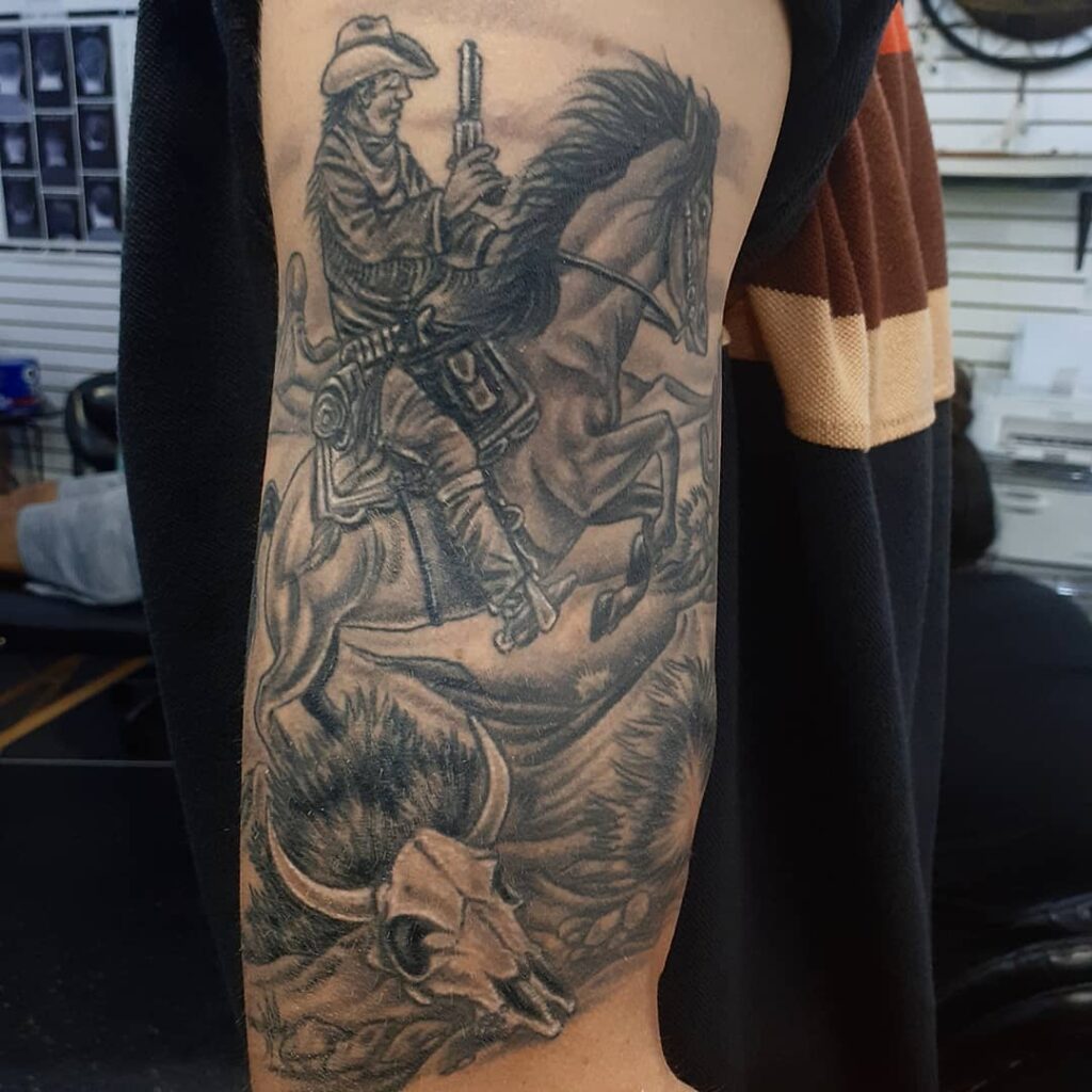 Realistic Western Tattoo