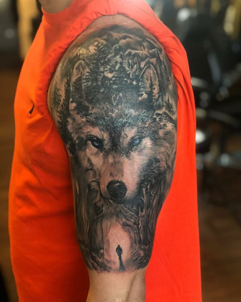 11 Wolf Half Sleeve Tattoo Ideas That Will Blow Your Mind  alexie