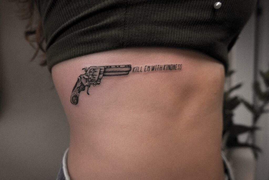 Rib Quotes Tattoo