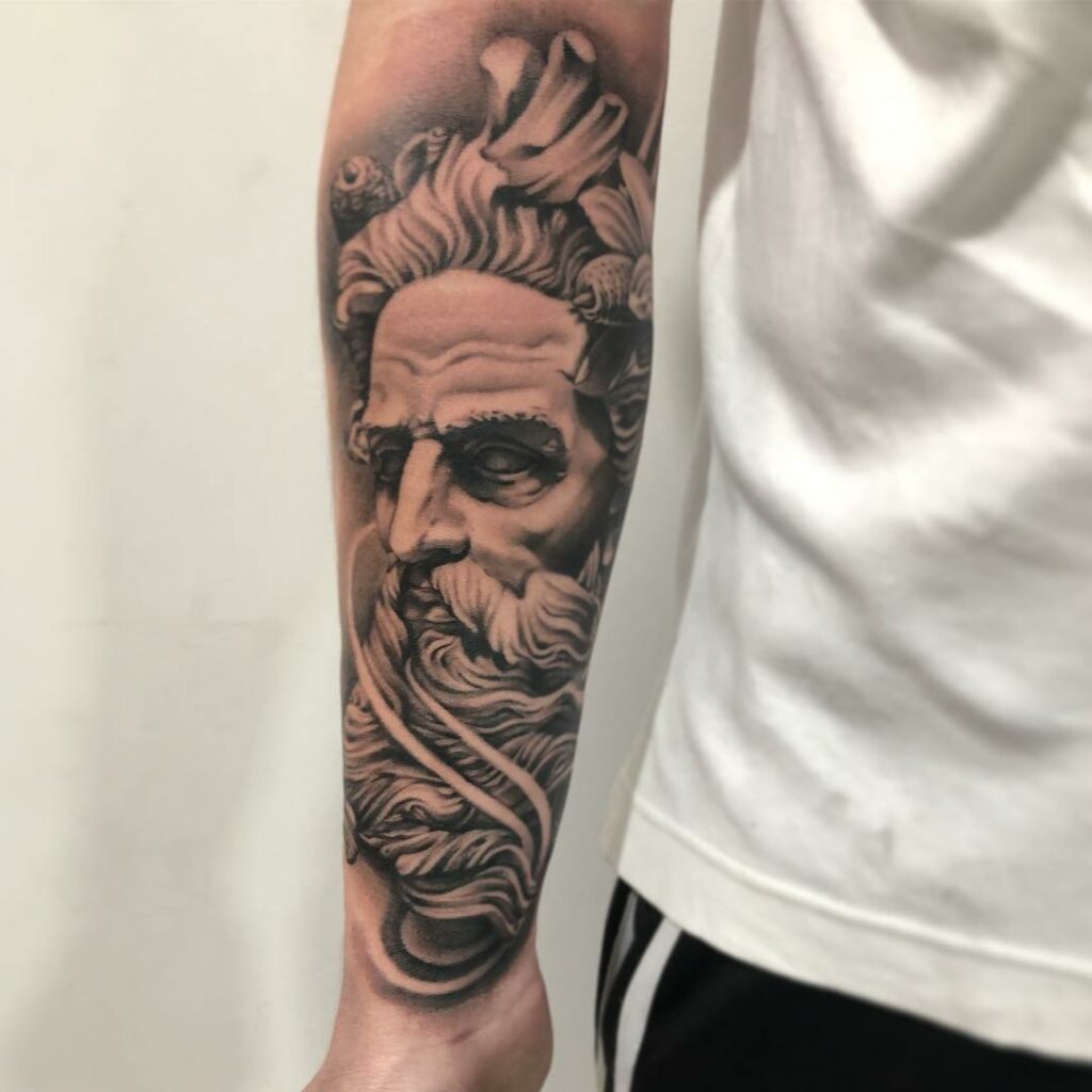 Roman God Jupiter Tattoo