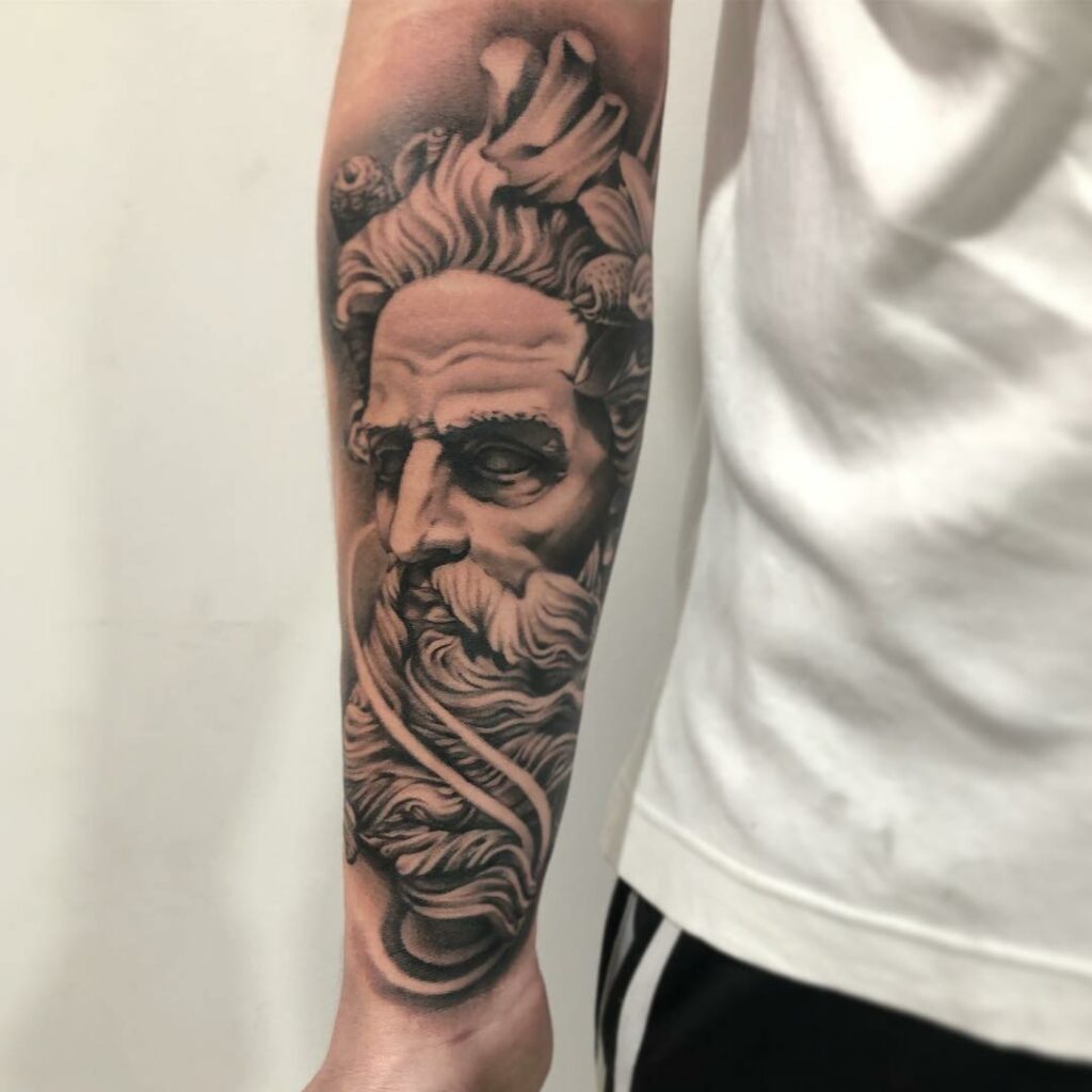 mars roman god tattoo