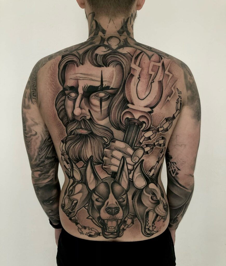 Roman God Of Death Tattoo